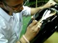 2009-07-15 | Magic Hands - Painting the fuel tank of a Royal Enfield Motorcycle ~> The Royal Enfield Factory at Chennai, India still produces the original 1952 model of the Bullet motorcycle, in exactly the same process as they ... (1:22)