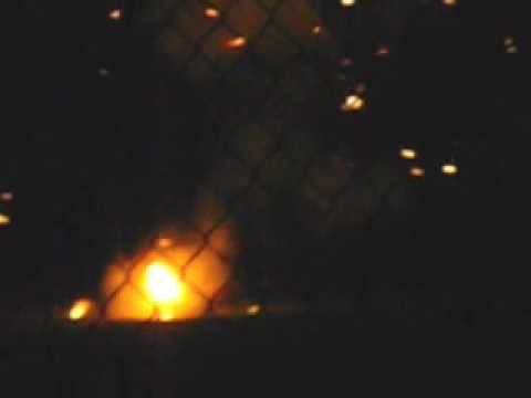 Sparkler Bomb in paint can sets off car alarm!!!