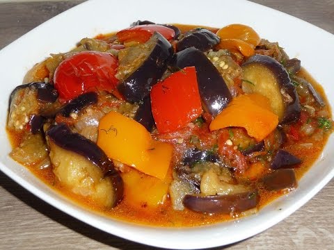 Вкусное соте из баклажанов рецепт с фото