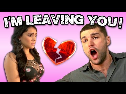 how to react on a break up