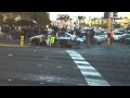 Jimmie Johnson Victory Lap Burnout in Las Vegas