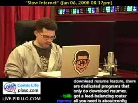 ISP - Also SIGN UP on http://vid.io/xdP for my daily tech bargains! http://live.pirillo.com - How many days of the year do you complain about your connection speed...