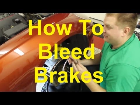 how to bleed brakes in a car