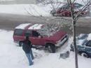 Somalian , Snow and SUV