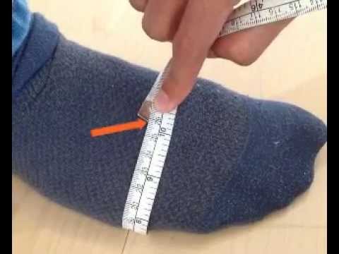 how to measure shoe width