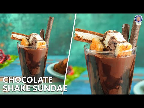 Easy Chocolate Shake Sundae | Summer Special | Kid-Friendly Recipe | Chocolate Shake At Home | Varun