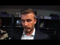 LA's David Beckham, Todd Dunivant, Bruce Arena: Galaxy 