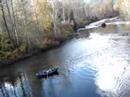 watching the atnarko river on a beautiful, sunny,fall day.