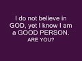 GOD is GOOD, the BIBLE is EVIL. GOD is GOOD, the BIBLE is EVIL.
