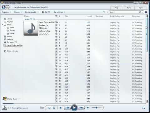 how to rip cd by windows media player