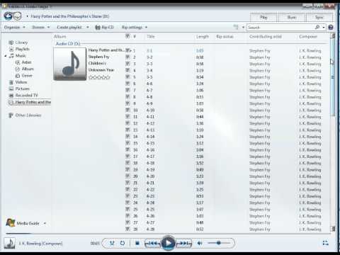 how to rip a cd to windows media player