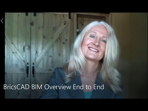 BricsCAD BIM - Workflow Overview with Heidi Hewett