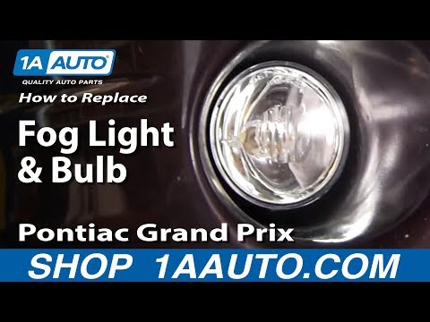 How To Install Replace Fog Light Grand Prix 97-03 1AAuto.com