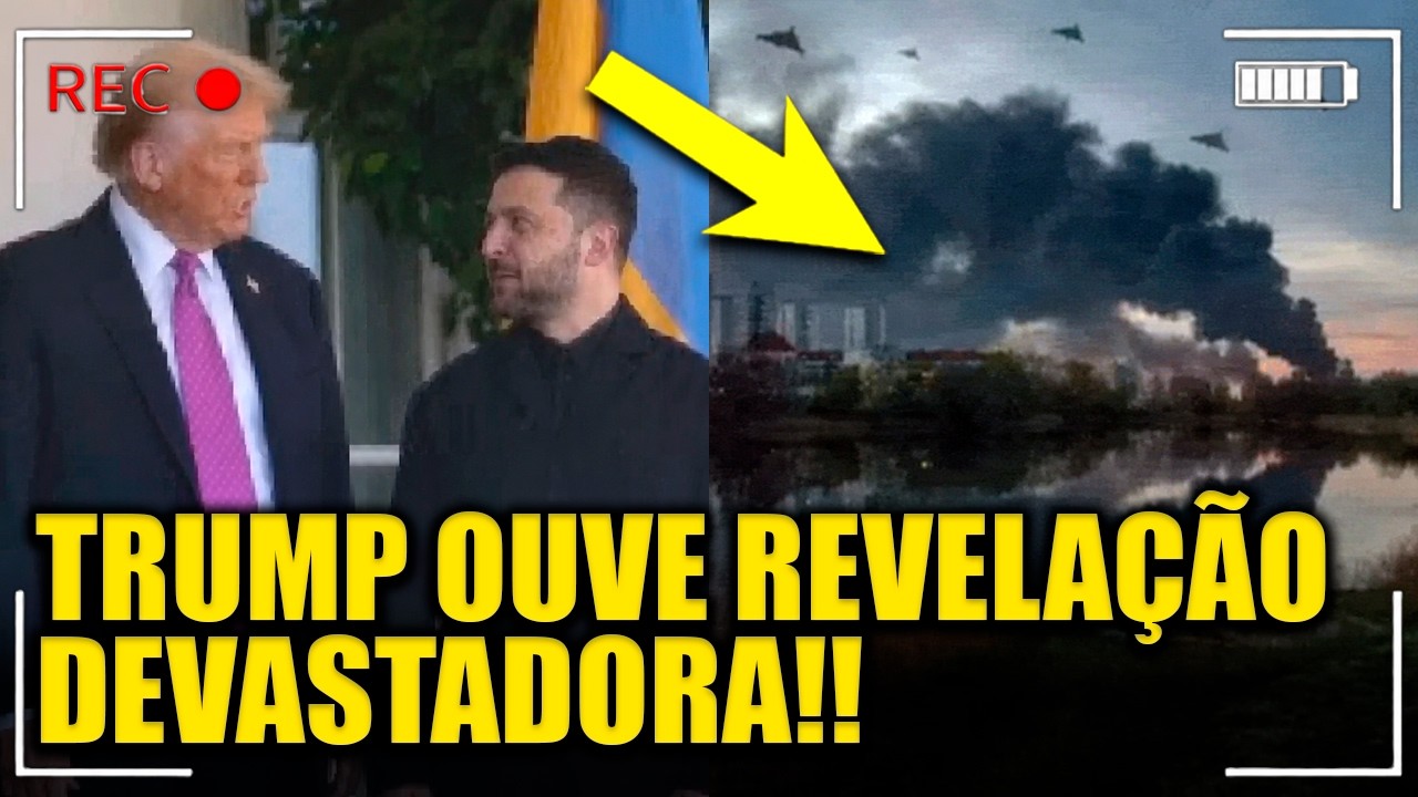 Zelensky ABRE BASTIDOR EXPLOSIVO com Trump após liberar DRONE INVERNAL!!!