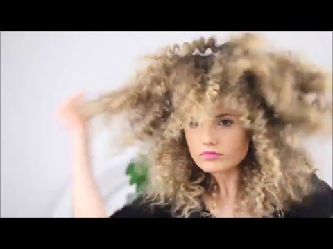 how to turn afro into curly hair