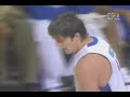 Darko Milicic dunks over Alonzo Mourning