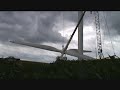 Construction of Wind Turbine White Co Indiana