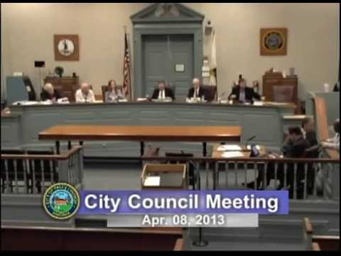 City Council Meeting, April 8, 2013