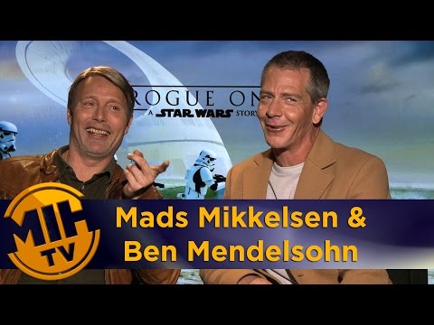 Mads Mikkelsen & Ben Mendelsohn Interview For “Rogue One: A Star Wars Story” And Movie Review