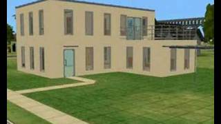 The Sims 2 Building Modern House Time Lapse