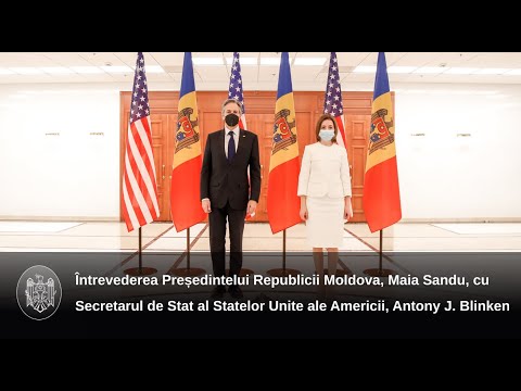 President Maia Sandu at the meeting with the US Secretary of State Antony Blinken: "We need the help of the international community to deal with the flow of refugees"