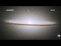 Sombrero Galaxy in 60 Seconds (in HIGH DEFINITION)