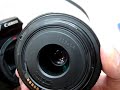 Canon Rebel XS lens removal demo