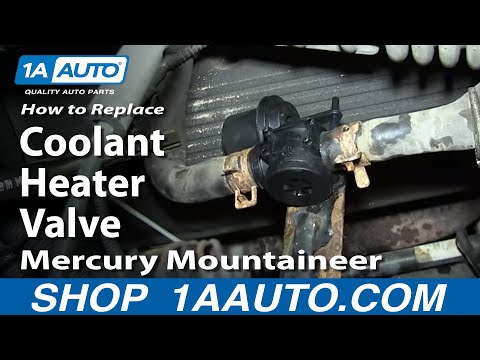 How To Install Replace Coolant Heater Valve 2002-10 4.6L V8 Ford Explorer Mercury Mountaineer