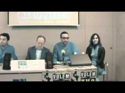 emisions - Presentació de la manifestació en favor de les emisions de TV3 del 18 de febrer a Castelló. La roda de premsa ha estat protagonitzada per l'escriptor Joan Fr...