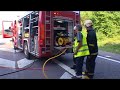 FUH med fastklemt E45 Motorvejen ved Vejle S.