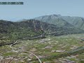X-plane approaching Lugano, Switzerland