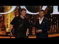 Ryan Seacrest to Phillip Phillips: We were backstage and you ran past my girlfriend and she sighed and blushed. I think I heard her say 'yummy.' Ryan Seacrest to Julianne Hough 'we'll be having this conversation after the show, darling' as Julianne Hough falls about laughing as she's caught on camera at the side of the stage. www.ryanseacrest.co.uk ______________________________________________ Rights to this content belong to Fremantle International