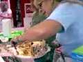 La Rubia comparte la torta