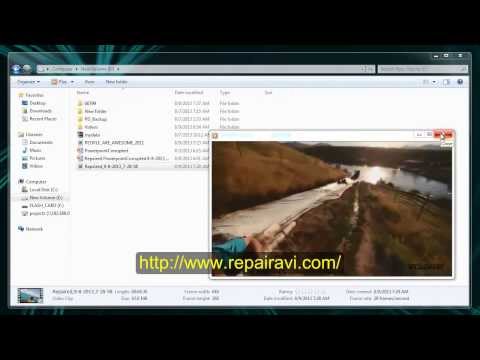 how to repair video files