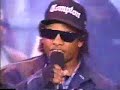 performing live king tee,body & soul,def jef,michele,ton loc,above the law,ice t,hen gee,nwa,jj fad,mc young,digital underground,oaktown 357,mc hammer,eazy e!!!!!