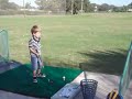 Kane Kimbler golfing