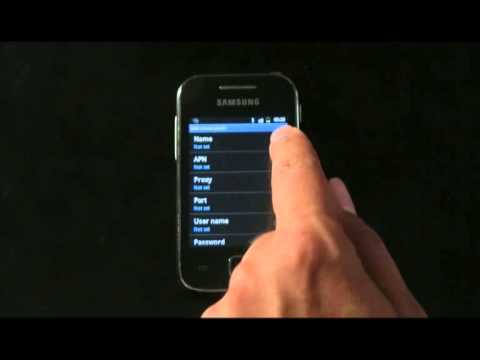 how to turn on internet on samsung galaxy y