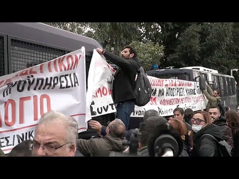 Griechenland: Trnengas gegen Lehrer-Demo in Athen