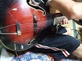 合計激安７５００円　Guyatone FLIP 600 FJ でItalian EKO 280 Archtop guitarを鳴らした
