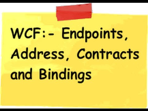 how to define endpoints for wcf service