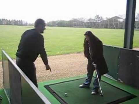 Phil (pro) Drury teaching the art of golf – January 2009