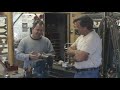 Machinist and sculptor Chuck Girard stops by to share drill and tap tricks with sculptor Kevin Caron. He shows Kevin the right way to create screw threads in metal even if you only have a home shop.