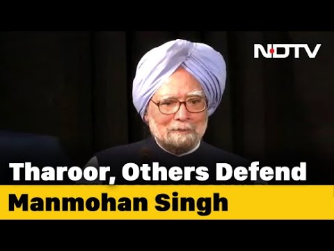 Shashi Tharoor, Others Defend Manmohan Singh After Stormy Congress Meet