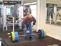 Deadlift 3 x 260 kg