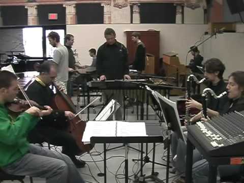 Steve Reich ? Music for 18 Musicians rehearsal