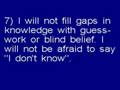 One Atheist's Creed