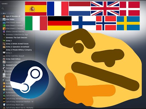 how to change language on steam