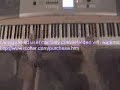 Playing Avalon on Piano