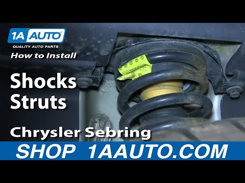 How To Install Replace Rear Shocks Struts 2001-06 Chrysler Sebring Dodge Stratus