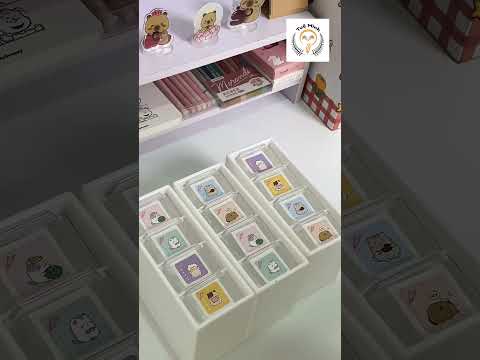Kệ bút 4 tầng màu trắng có ngăn kéo K145 Kệ nhựa ngăn kéo đựng bút, mỹ phẩm tiện lợi